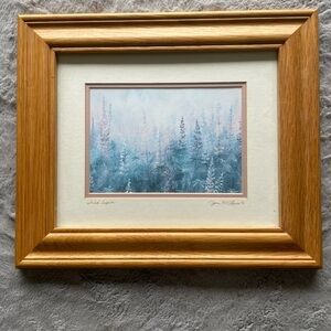 Jean McLean Framed Art Print with Wooden Frame Maine artist